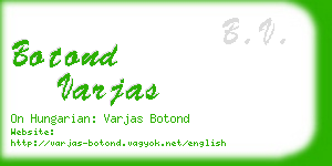 botond varjas business card